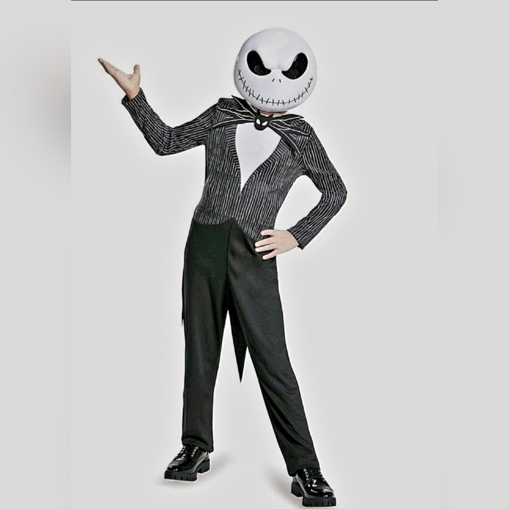New Disney Nightmare Before Christmas Jack Skellington Halloween costume, Size L